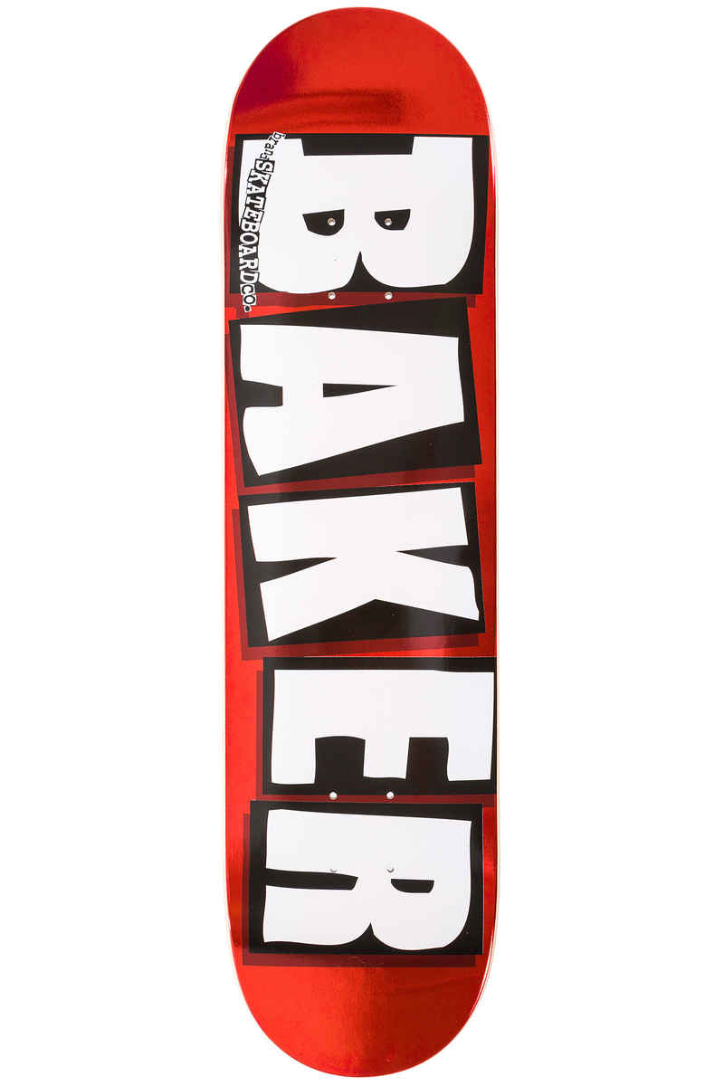 Baker Brand Logo 8" Deck (red foil)