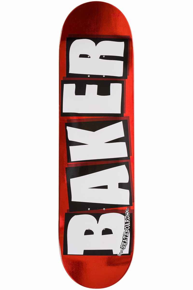 Baker Brand Logo 8.25" Planche Skate (red foil)