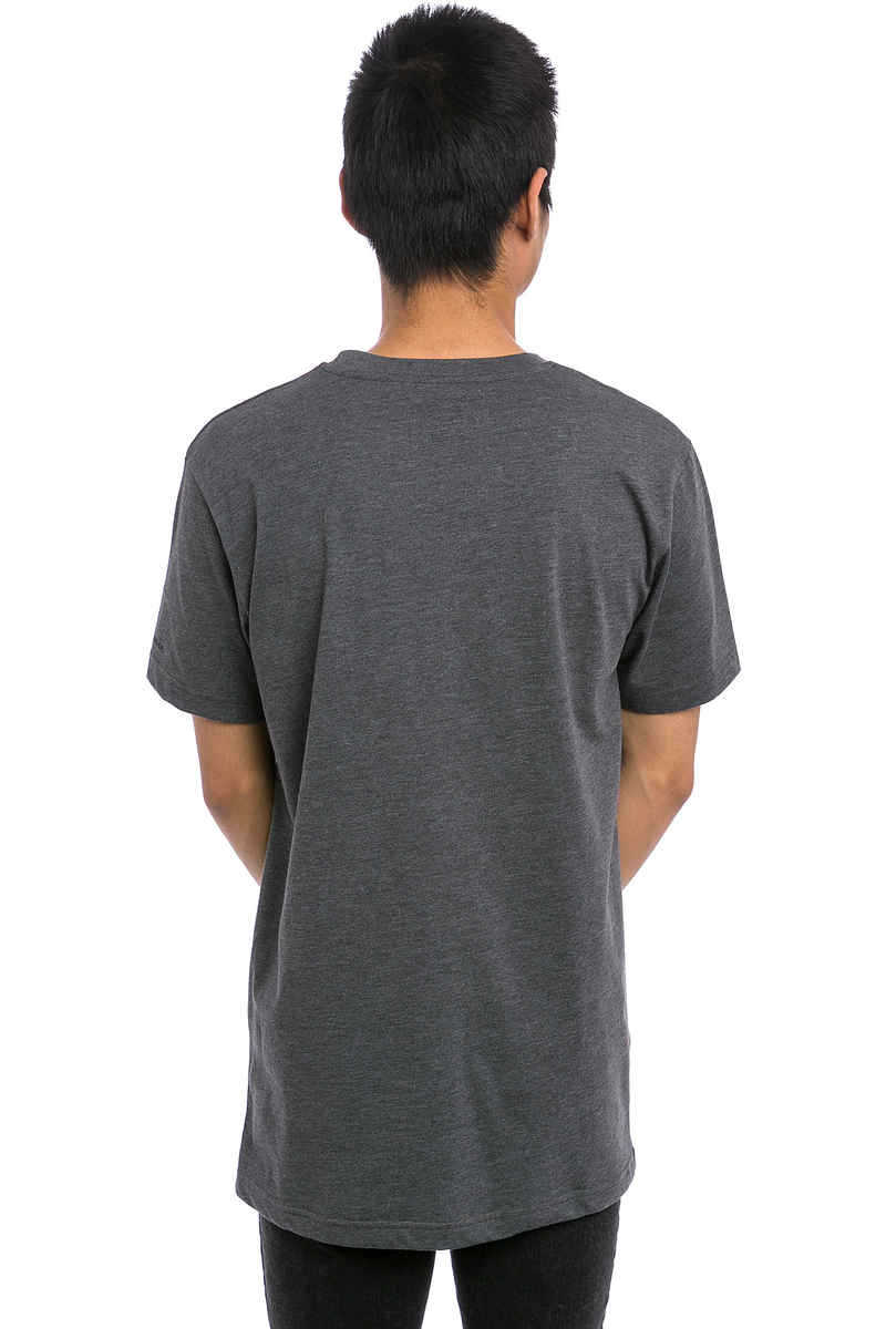 Cleptomanicx Mowe T-Shirt (heather dark grey black)