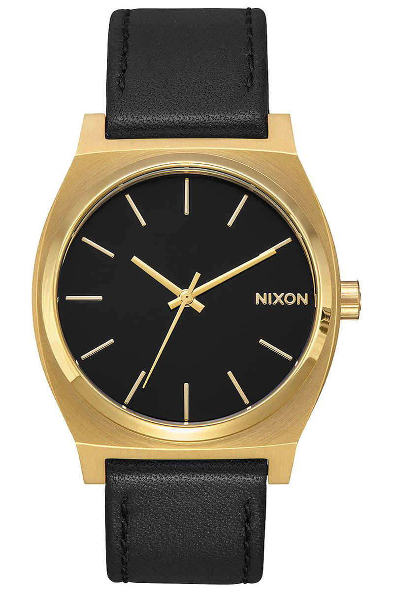 Nixon The Time Teller Uhr (gold black black)
