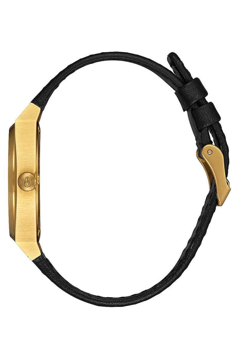 Nixon The Time Teller Uhr (gold black black)