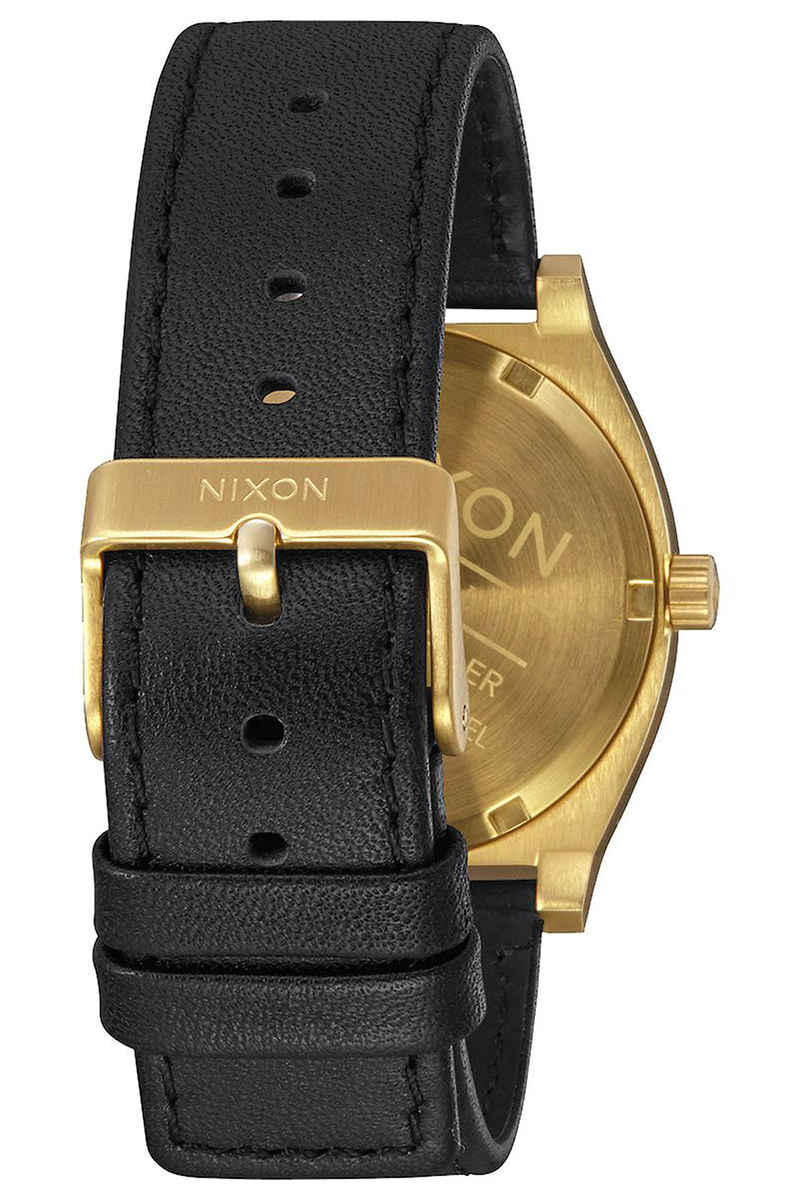 Nixon The Time Teller Uhr (gold black black)