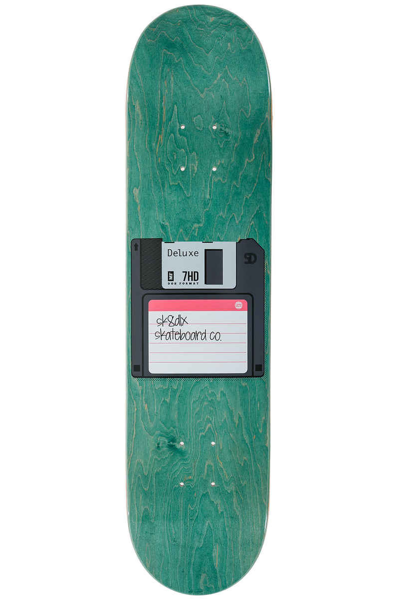 SK8DLX Disk Series 7.625" Deck (turquoise)