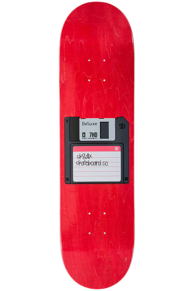 SK8DLX Disk Series 8.125" Deck (red)