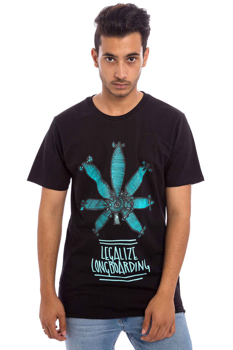 Legalize Longboarding Legalize It T-Shirt (black)