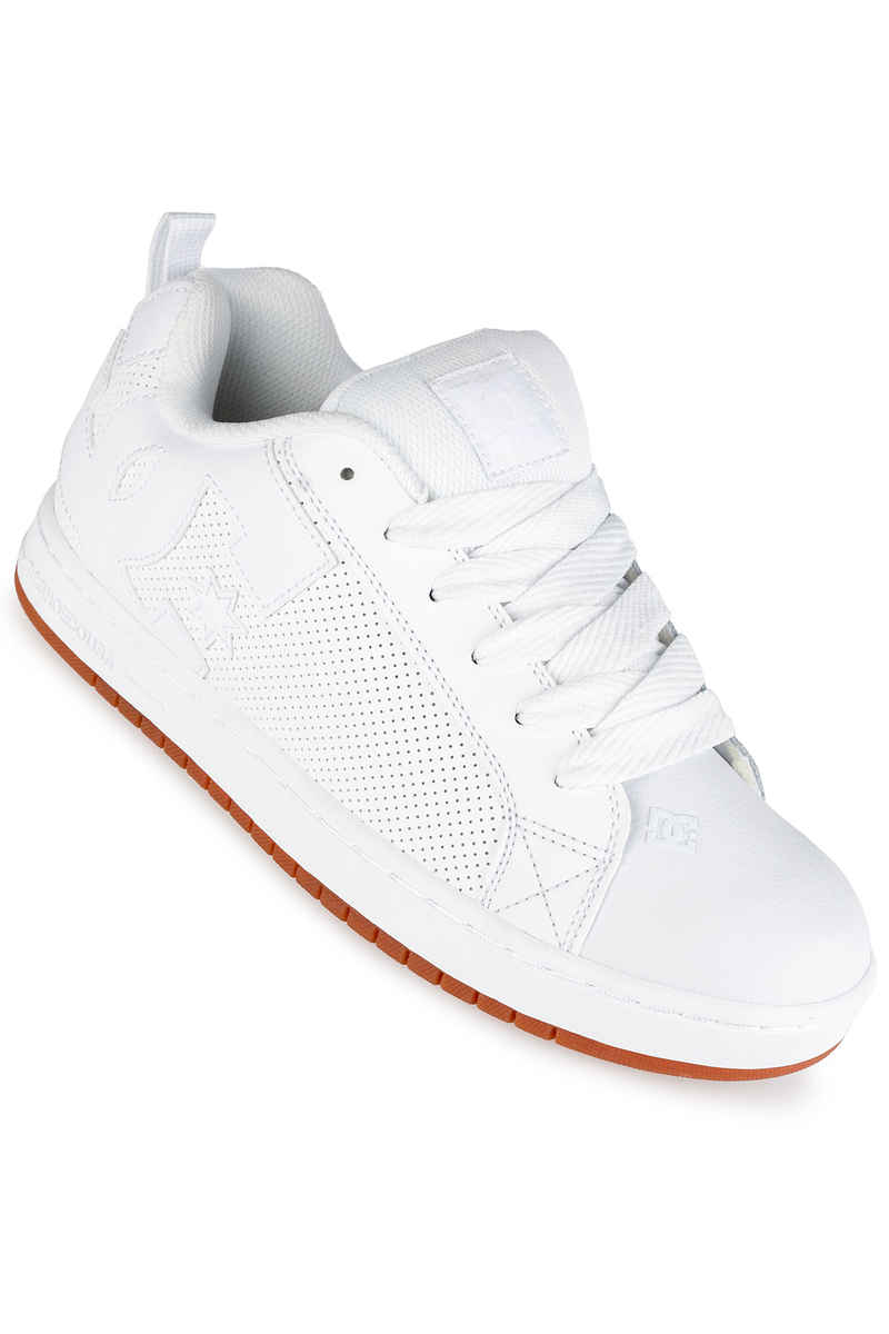 DC Court Graffik Shoes (white white gum)