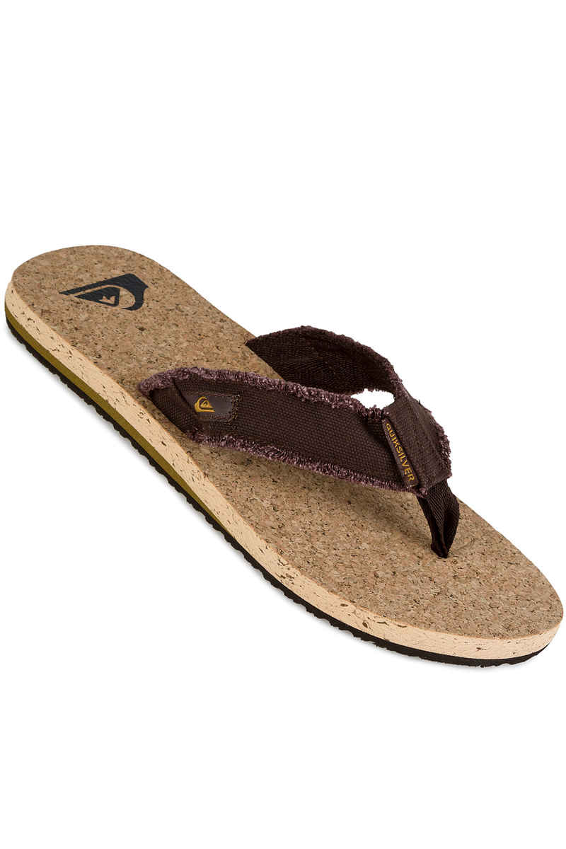 Quiksilver Monkey Abyss Cork Pantolettes (brown brown brown)