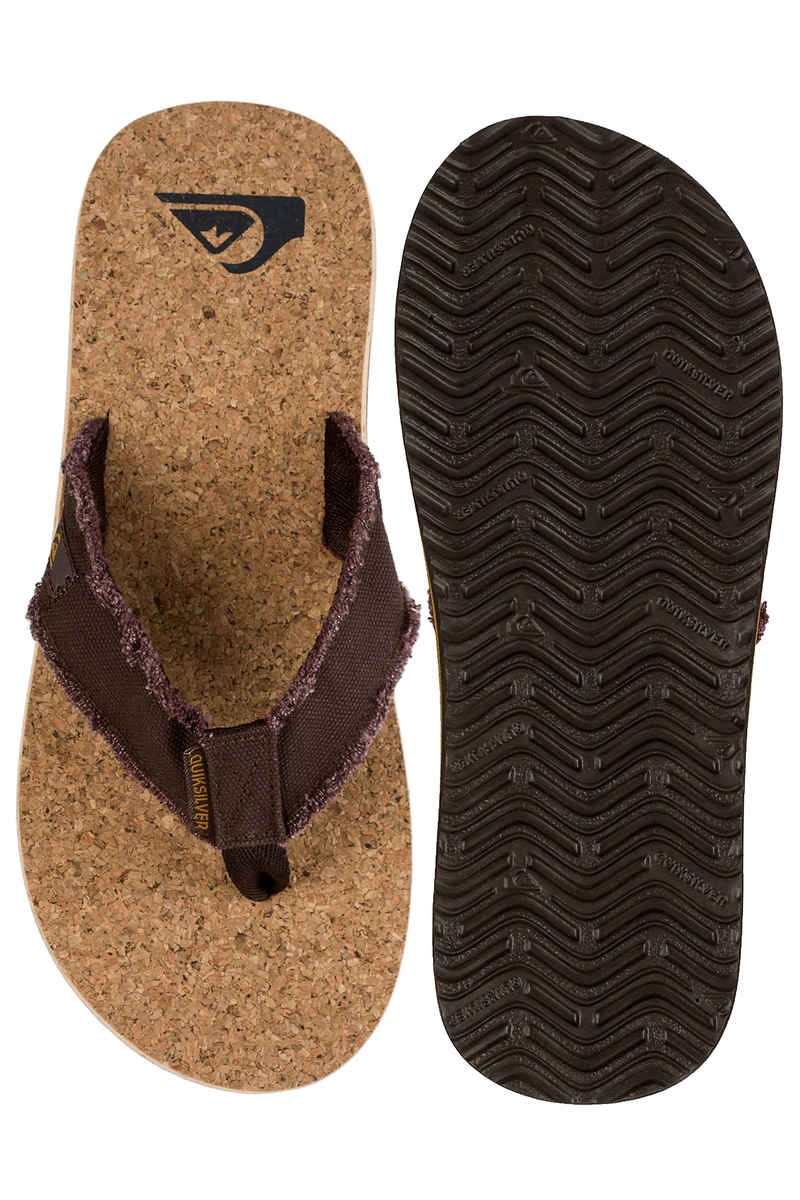 Quiksilver Monkey Abyss Cork Pantolettes (brown brown brown)