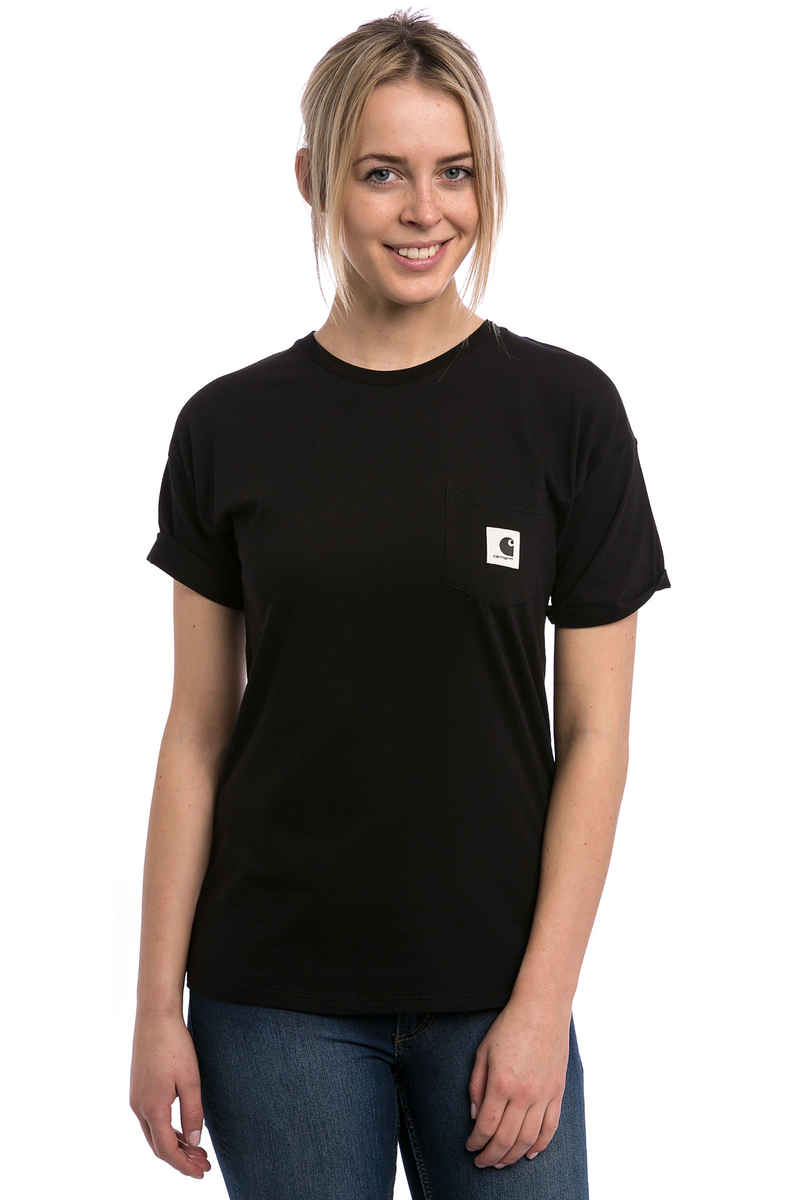 Carhartt WIP W' Carrie Pocket T-Shirt women (black ash heather)