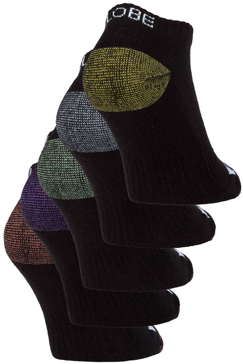 Globe Romney Ankle Sokken US 7-11 (assorted) 5 Pack