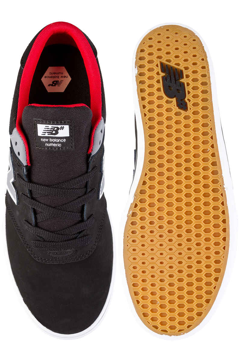 New Balance Numeric 254 Shoes (black grey red)