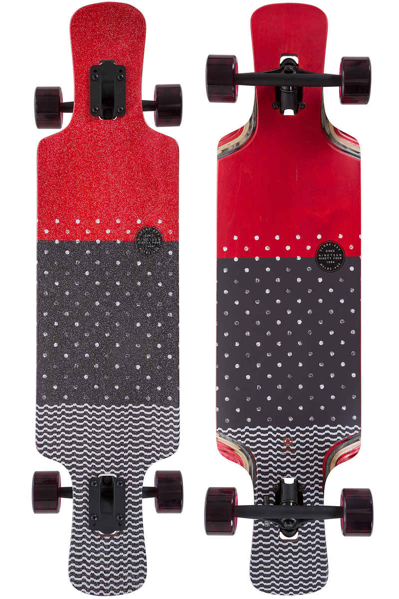 Globe Geminon Kick 37,5" (95,3cm) Longboard-completo (red dotwave)