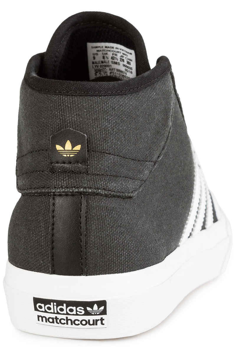 adidas Skateboarding Matchcourt Mid Chaussure (core black crystal white)