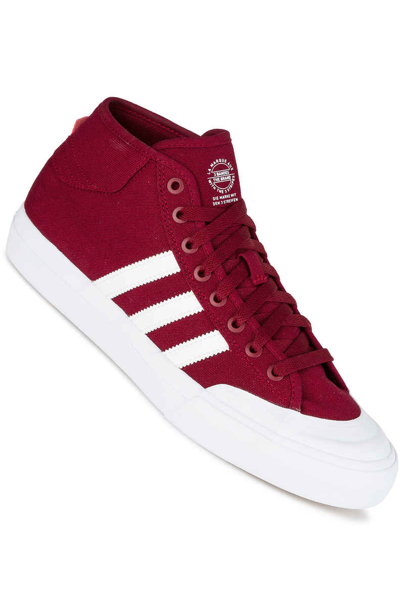 adidas Skateboarding Matchcourt Mid Chaussure (collegiate burgundy white)