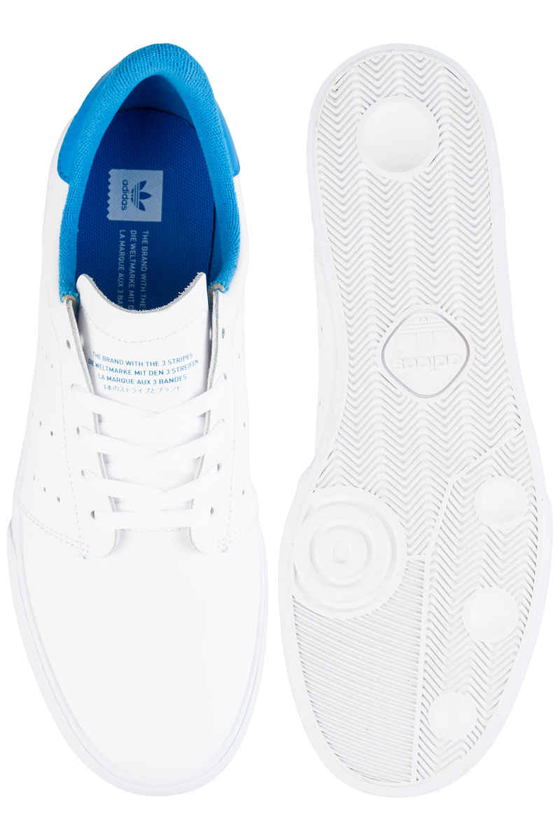 adidas Seeley Court Schuh (white white bright blue)