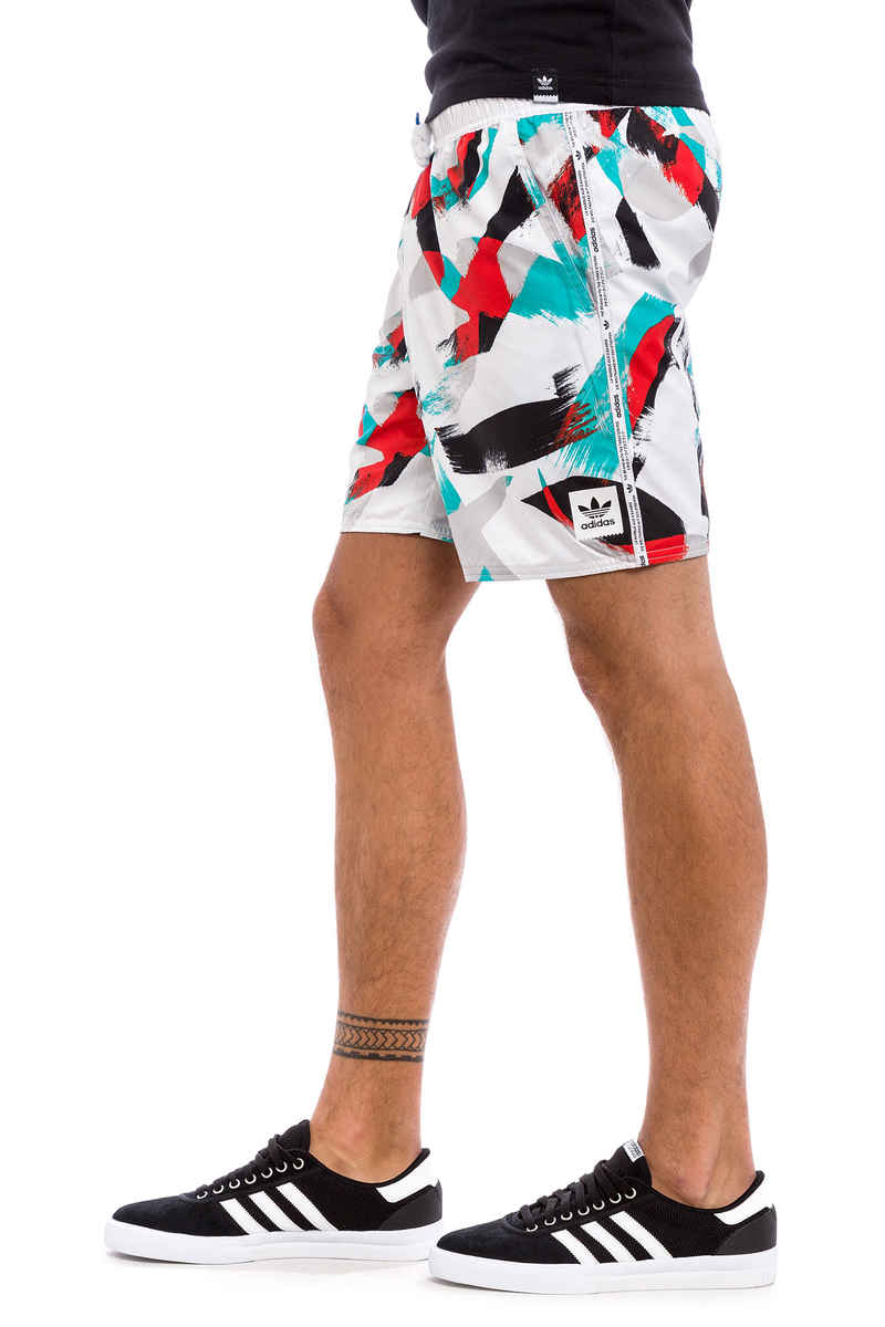 adidas Courtside Shorts (white energy blue)
