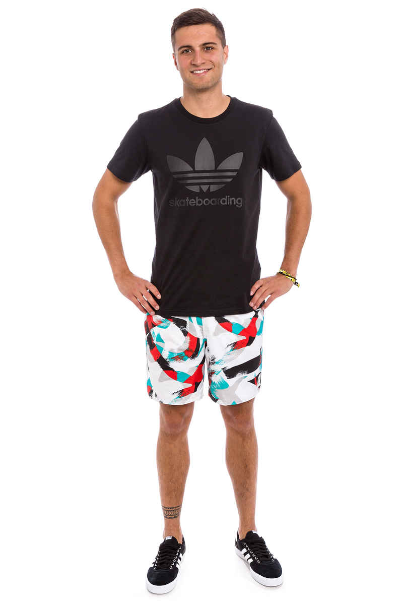 adidas Courtside Shorts (white energy blue)