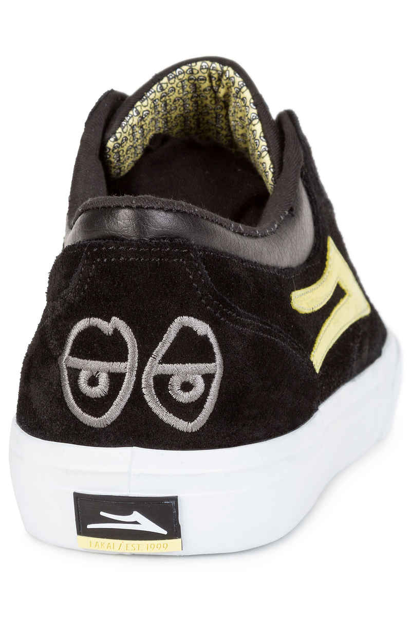 Lakai x Krooked Griffin Suede Chaussure (black yellow)