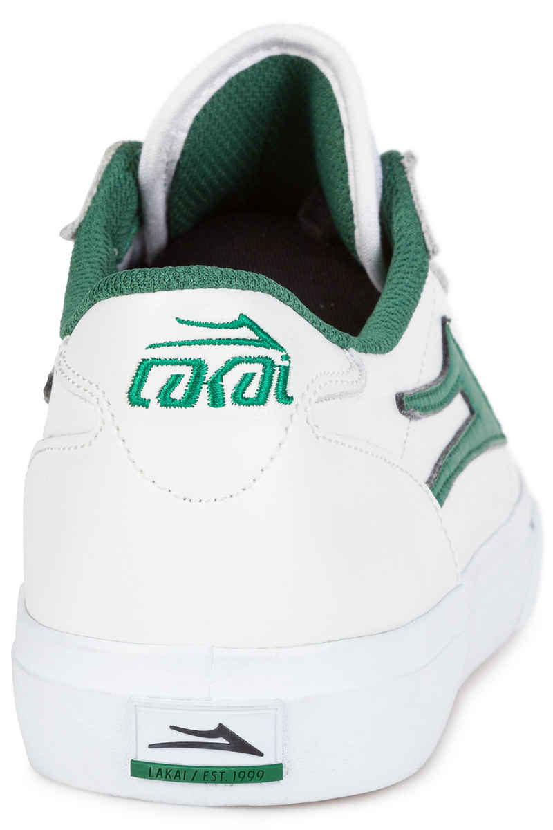 Lakai Manchester Leather Chaussure (white green)
