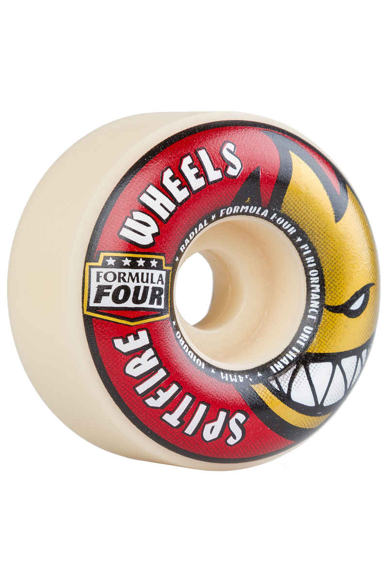 Spitfire Formula Four Radials Rollen (white red) 54mm 101A 4er Pack