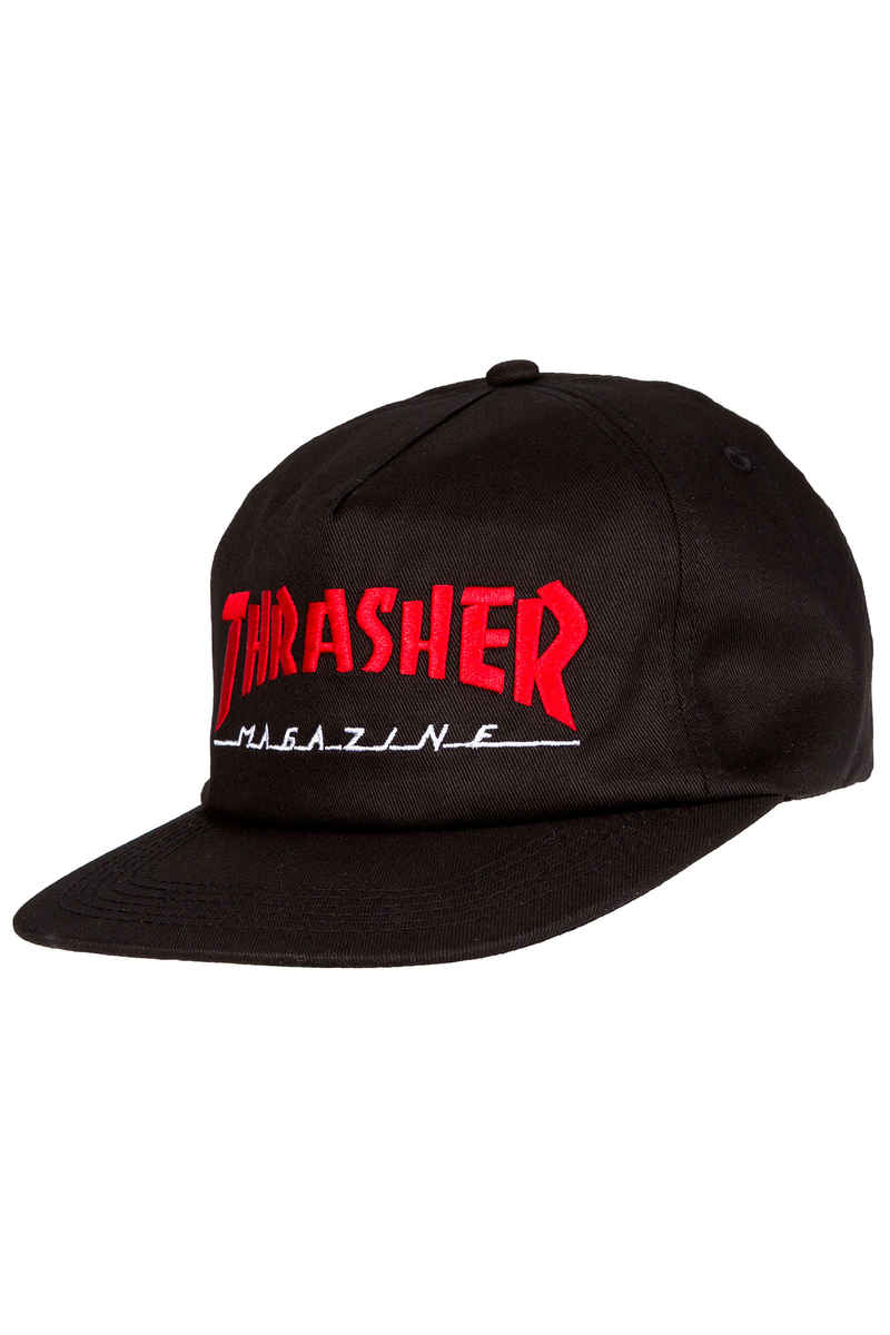 thrasher cap black