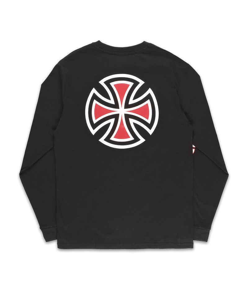 Independent Bar Cross Longsleeve (black black)