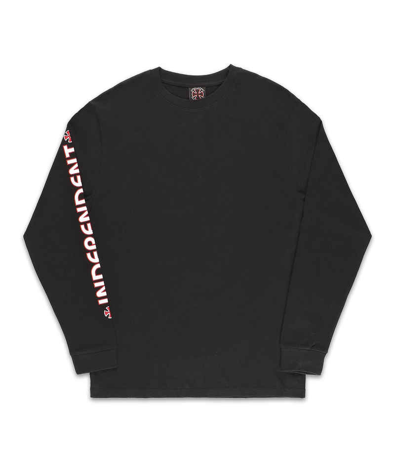 Independent Bar Cross Longsleeve (black black)