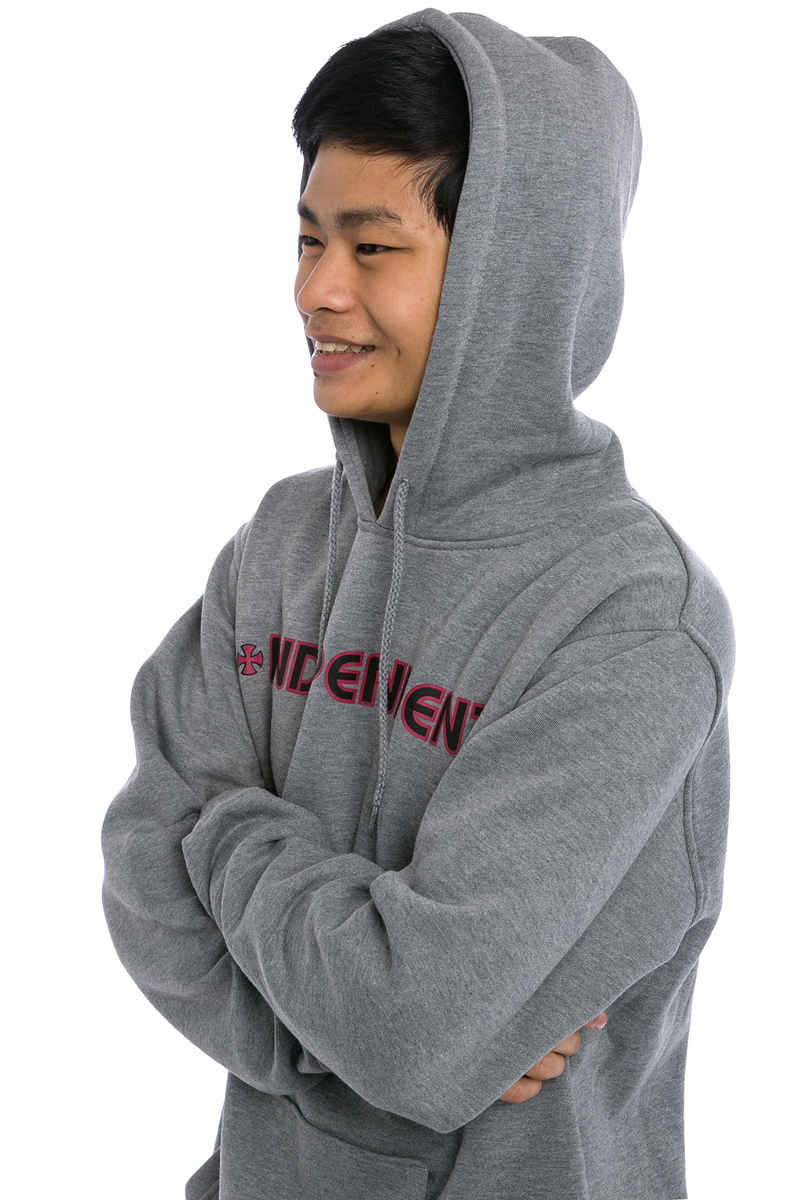 Independent Bar Cross Hoodie (dark heather)