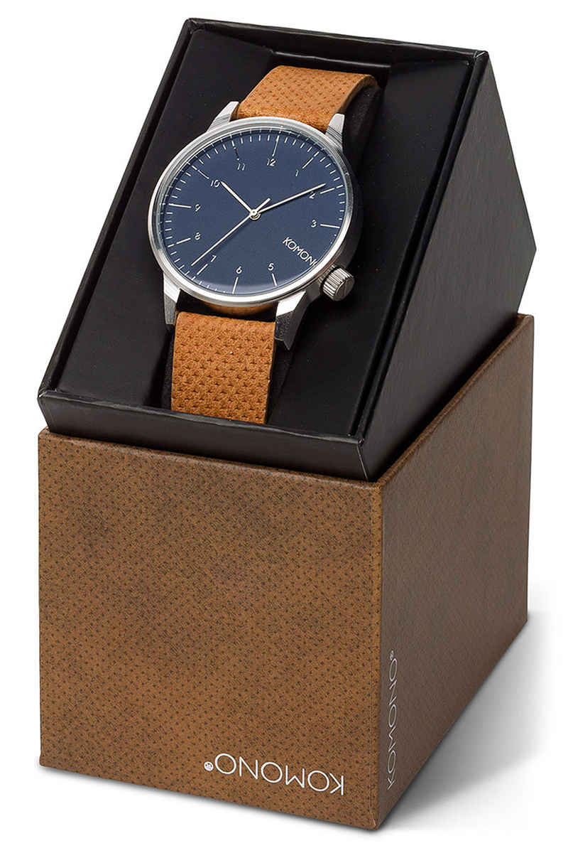 Komono Winston Watch (blue cognac)