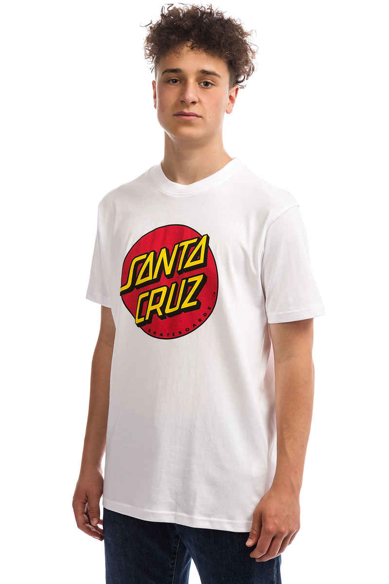 Santa Cruz Classic Dot T-Shirt (white)