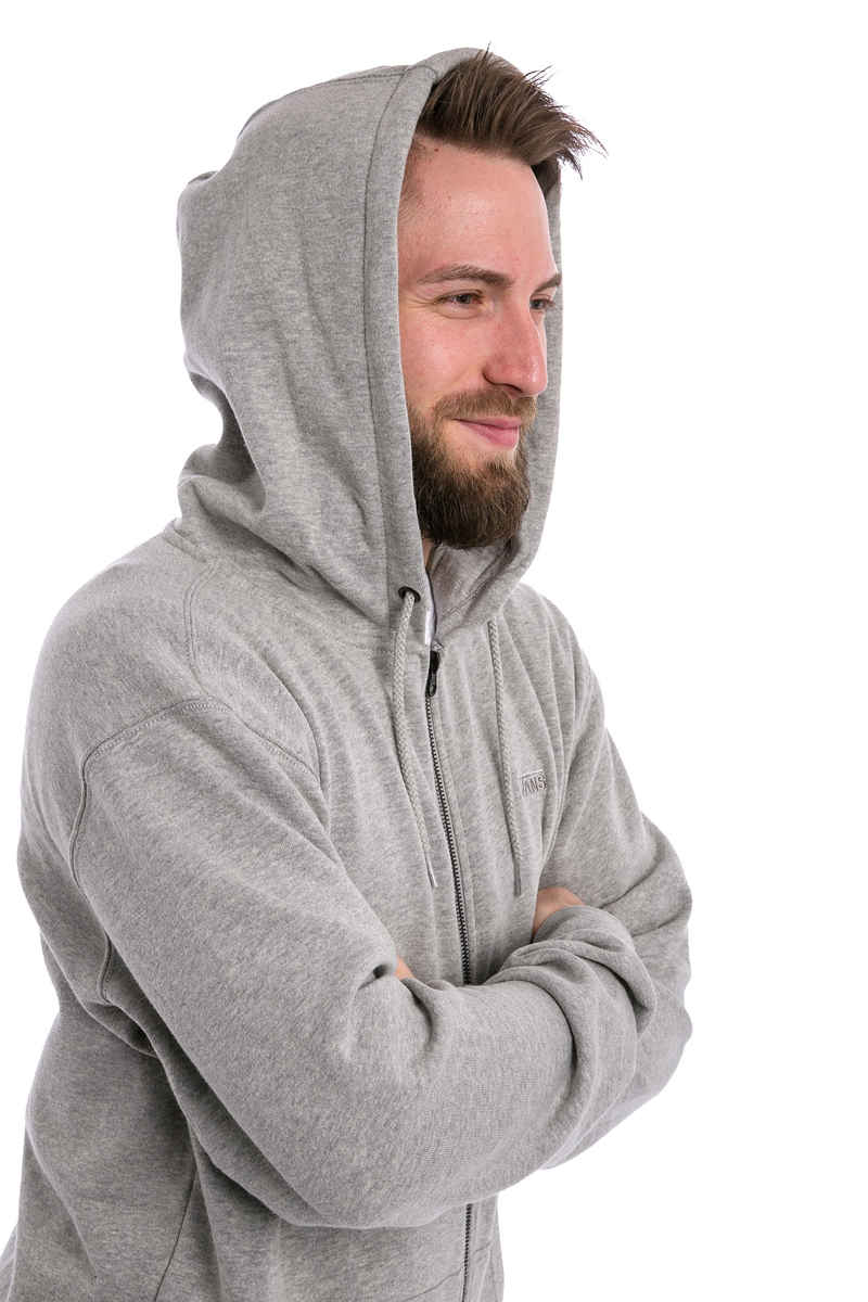 Vans Core Basics IV Zip-Sweatshirt avec capuchon (cement heather)