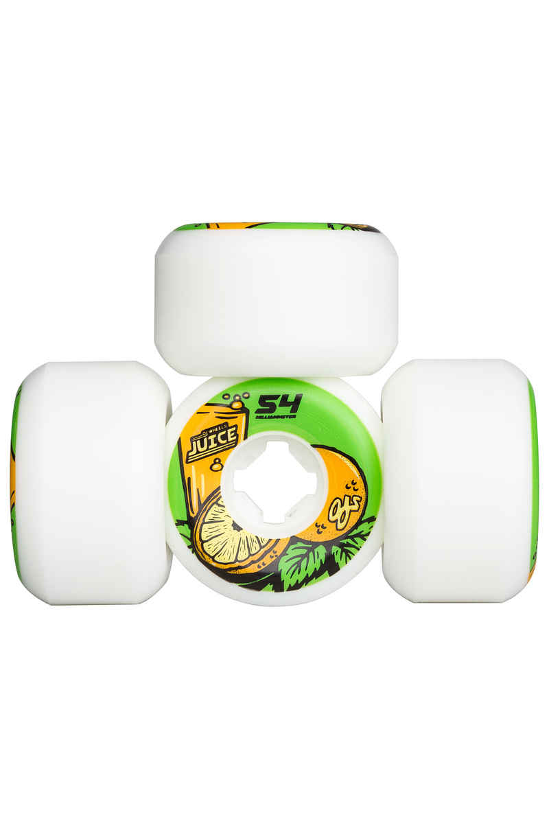 OJ Wheels Juice Insanethane Hardline Rollen (white) 54mm 99A 4er Pack