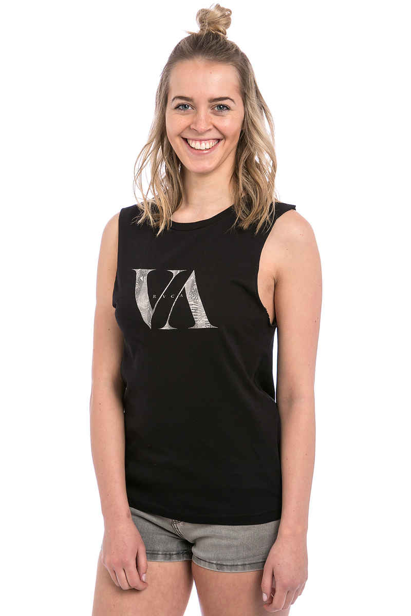 RVCA VA Tropic Line Muscle Top women (pirate black)