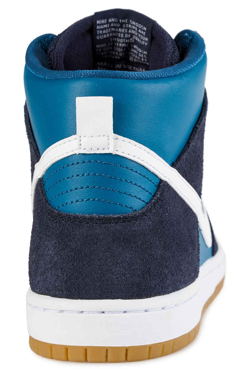 Nike SB Dunk High Pro Schuh (obsidian white industrial blue)