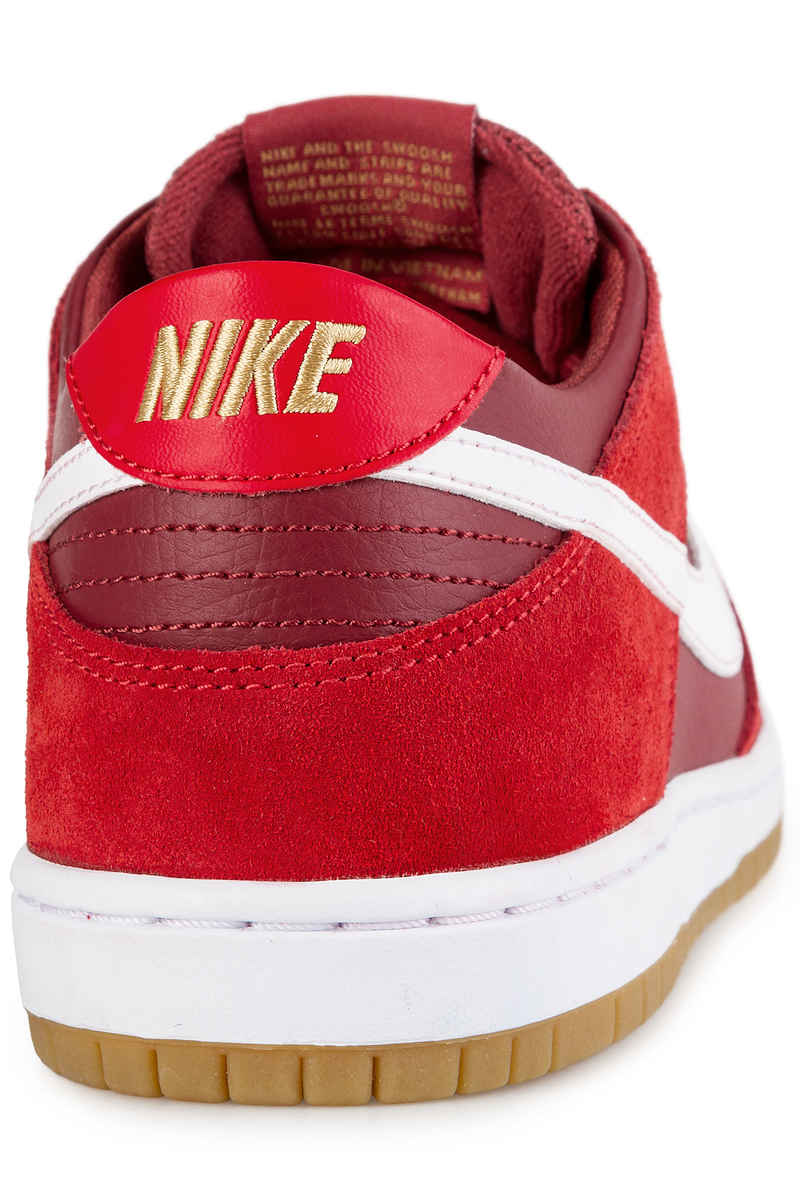 Nike SB Dunk Low Pro Shoes (track red white)