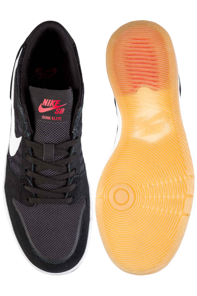 Nike SB Zoom Dunk Low Elite Schuh (black white gum light brown)
