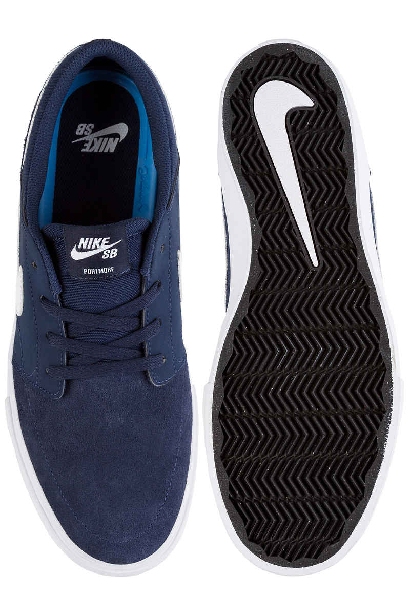 Nike SB Solarsoft Portmore II Chaussure (midnight navy white)