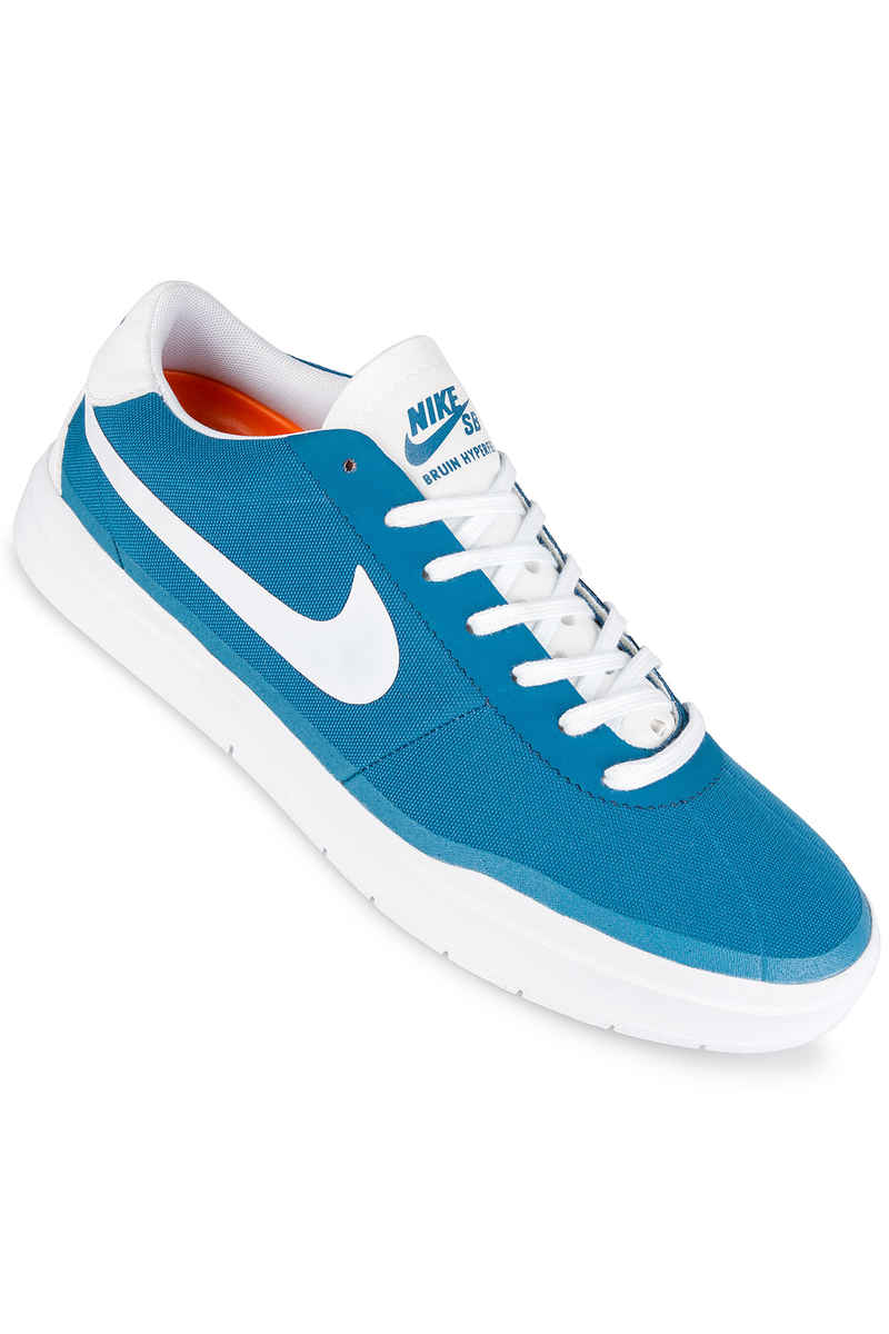 Nike SB Bruin Hyperfeel Canvas Shoes (industrial blue white)