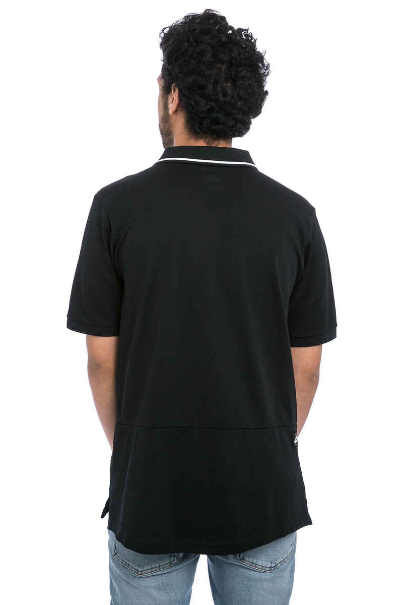 Nike SB Dri-FIT Piqué Tipped Polo-Shirt (black white)