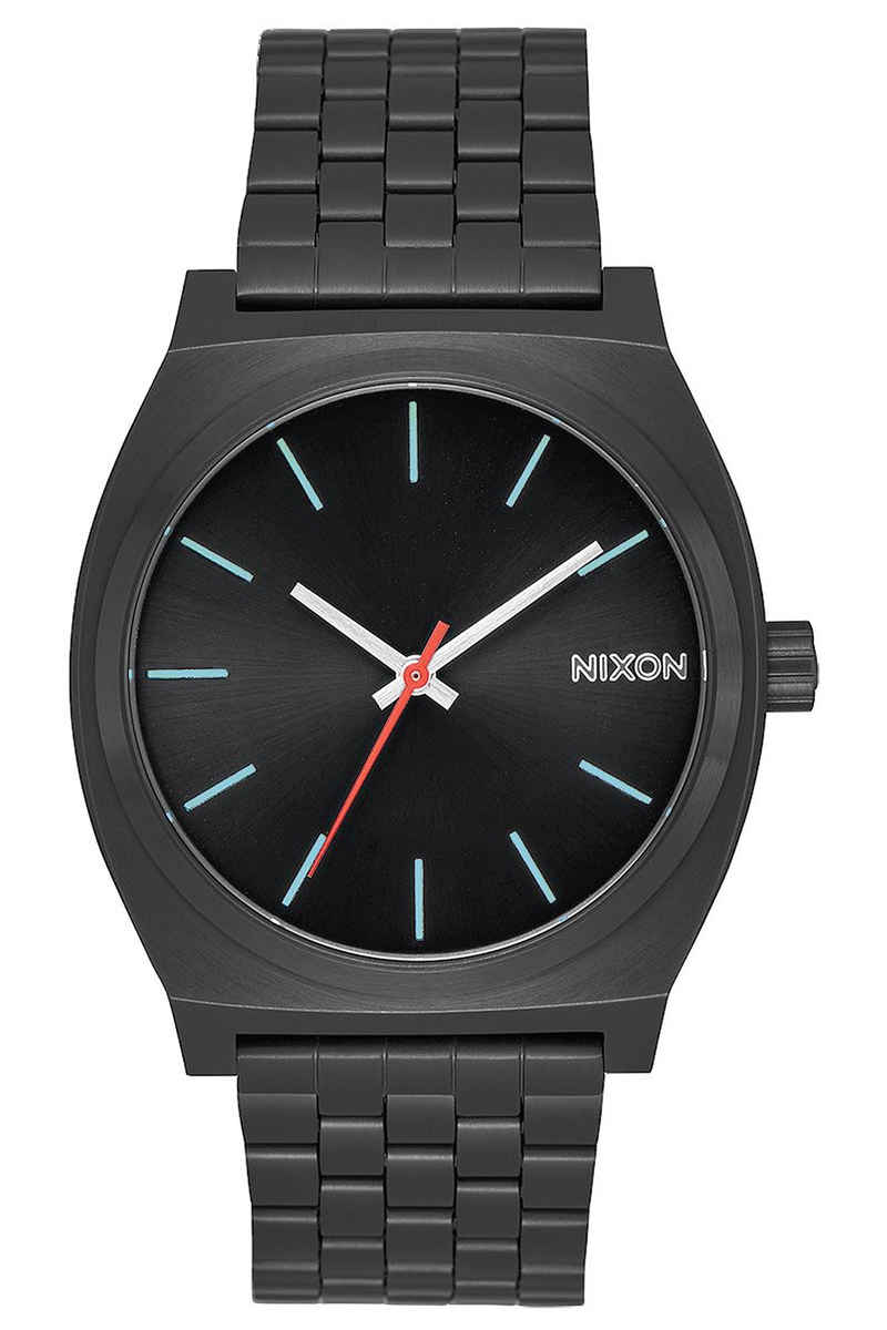 Nixon The Time Teller Horloge (all black silver lum)