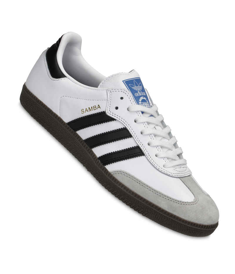 adidas Skateboarding Samba ADV Shoes (white core black gum) buy at ...