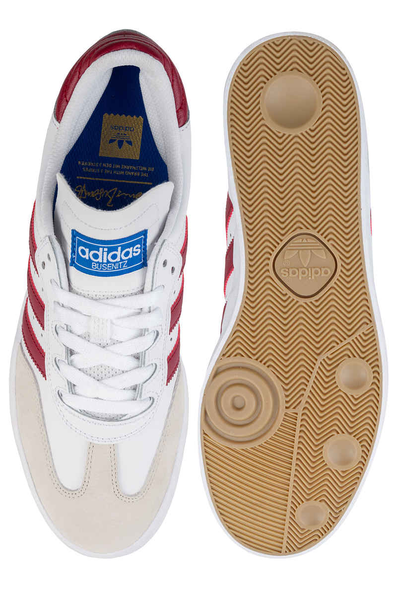 adidas Skateboarding Busenitz Vulc RX Schuh (white burgundy bluebird)