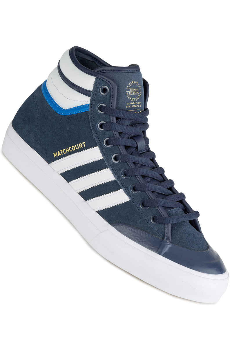 adidas Skateboarding Matchcourt High RX2 Chaussure (navy white bluebird)
