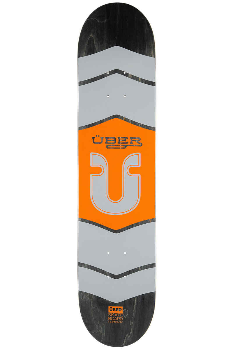 Über Skateboards Icon 7.75" Deck (orange)
