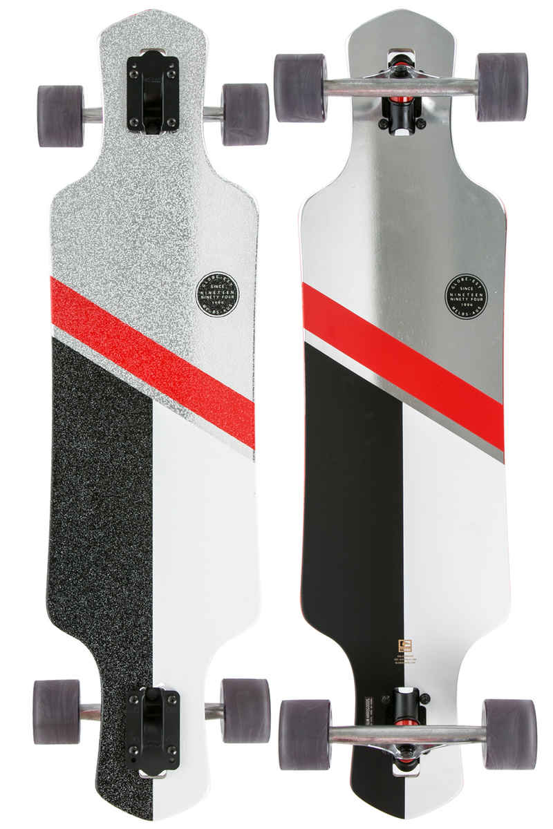 Globe Geminon 35" (88,9cm) Complete-Longboard (silver red)