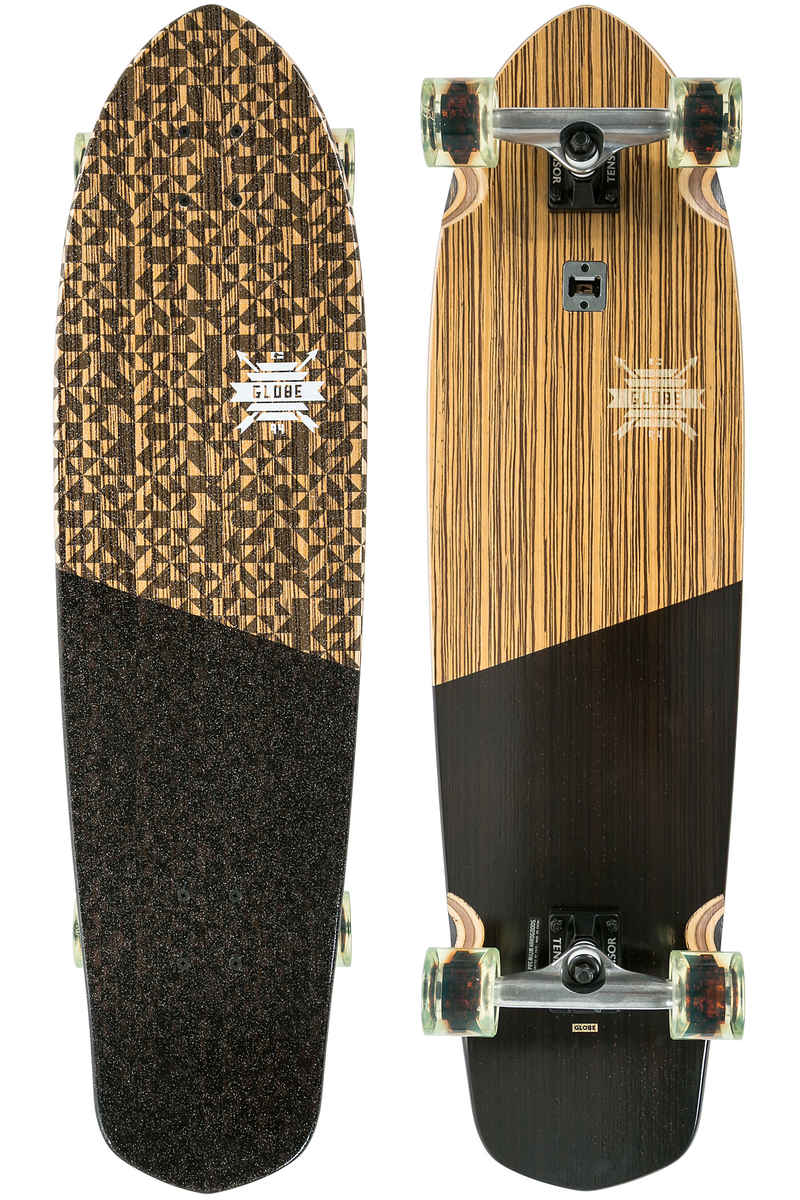 Globe Blazer XL 36.25" (92,1cm) Komplett-Longboard (zebrawood black)