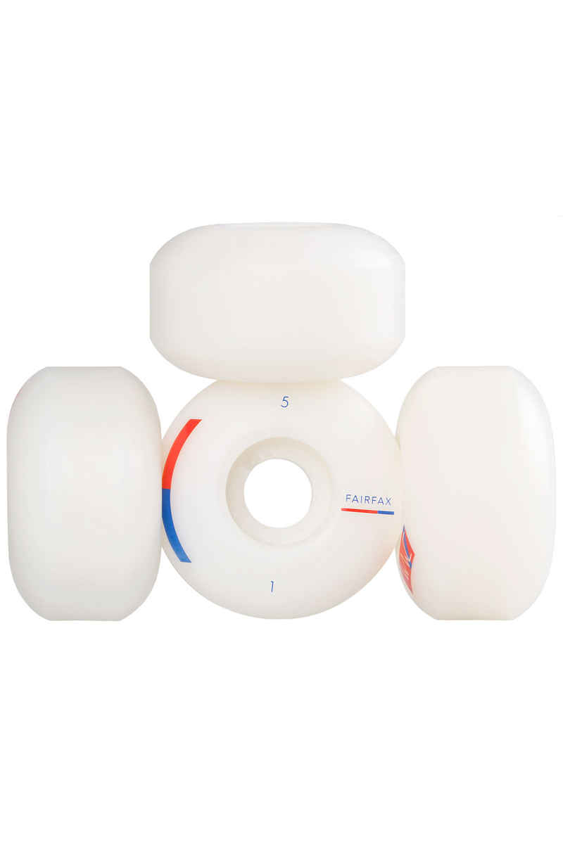 Wayward Fairfax Formula Won Wheels (white red) 51mm 101A 4 Pack