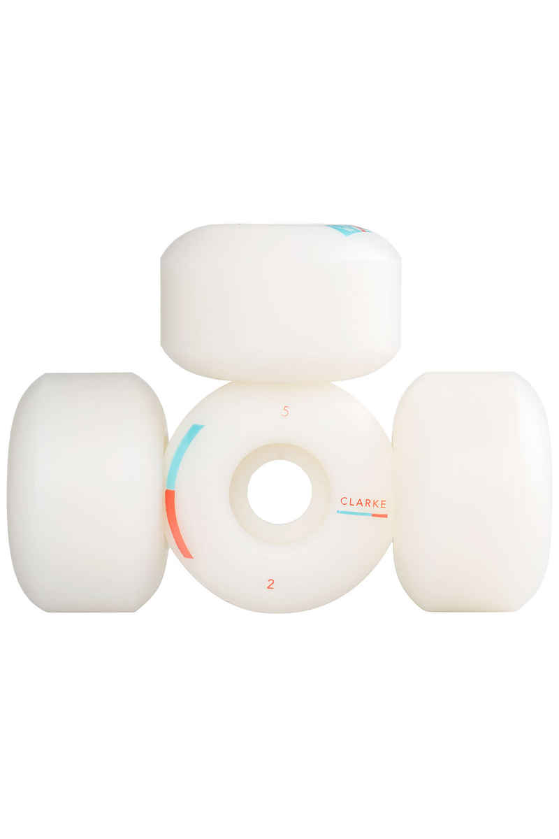 Wayward Clarke Formula Won Roue (white teal red) 52mm 101A 4 Pack