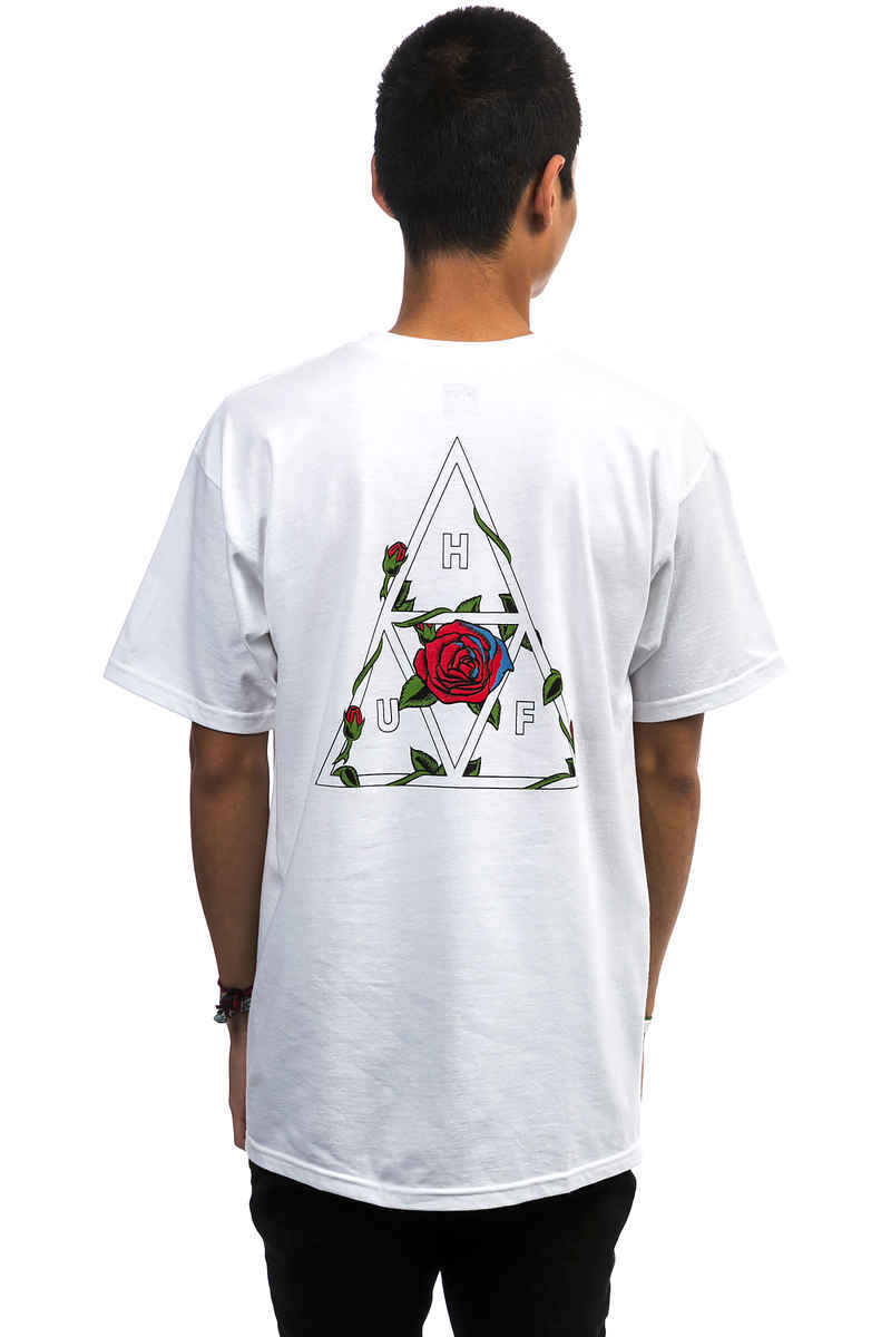 HUF Roses Triple Triangle T-Shirt (white)