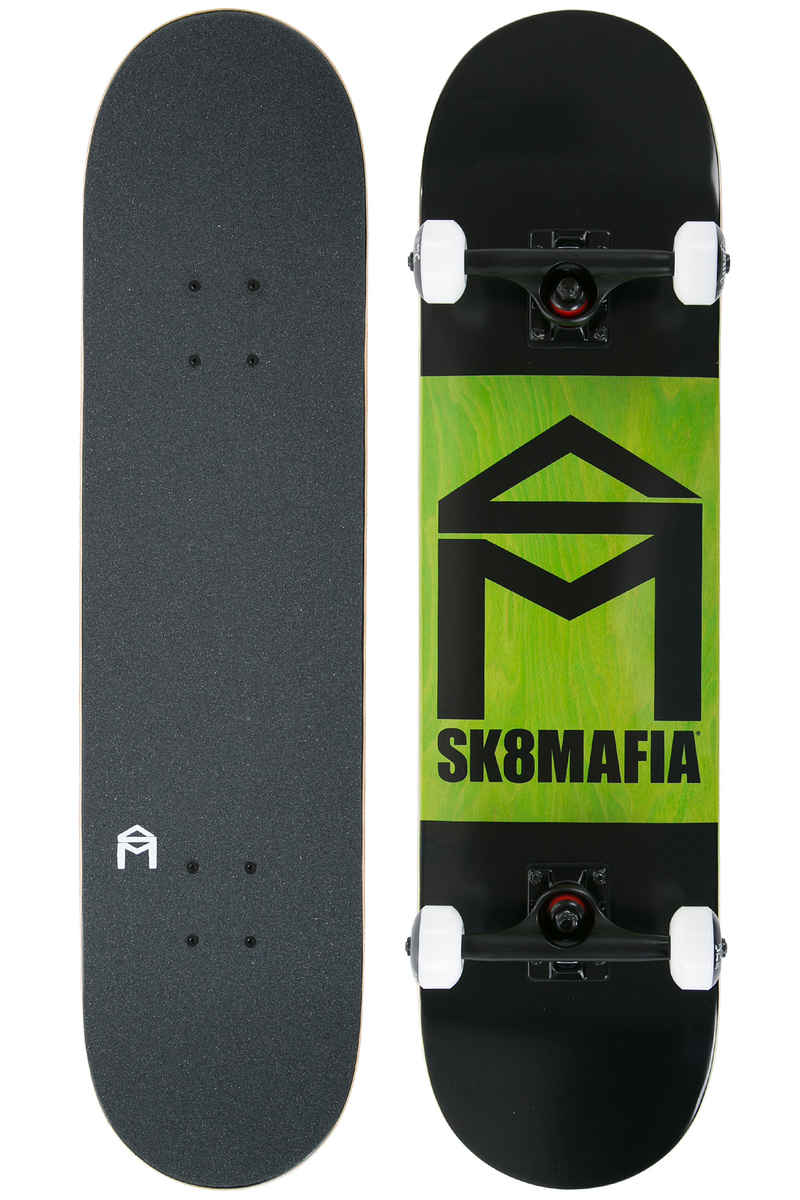 Sk8Mafia House Logo Double Dip 8" Komplettboard (black multi)